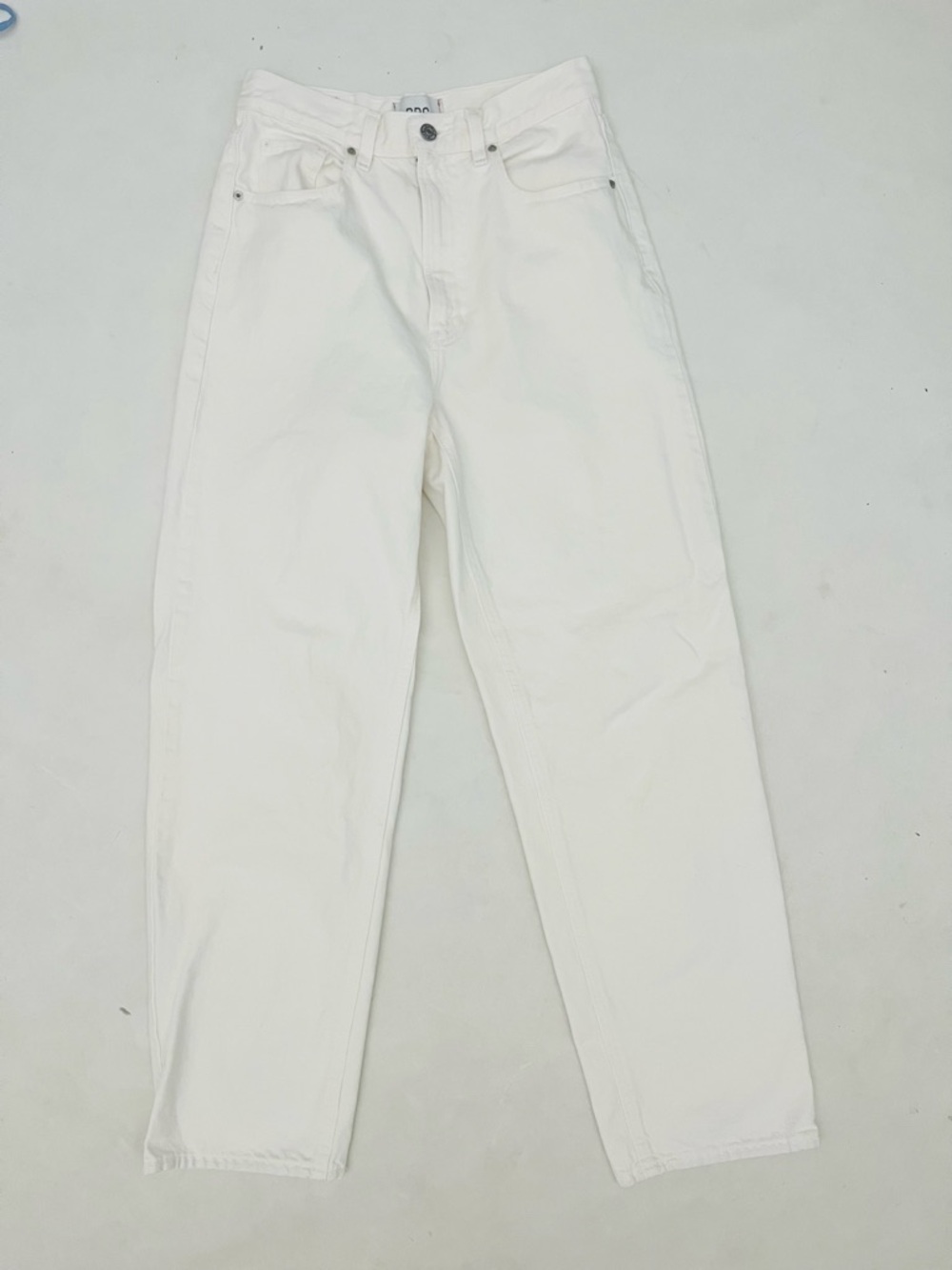 BDG Urban Outfitters Hugh Rose Baggy Womens 28 Denim Jeans Off White